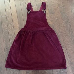 H&M Kids Burgundy Corduroy Overalls